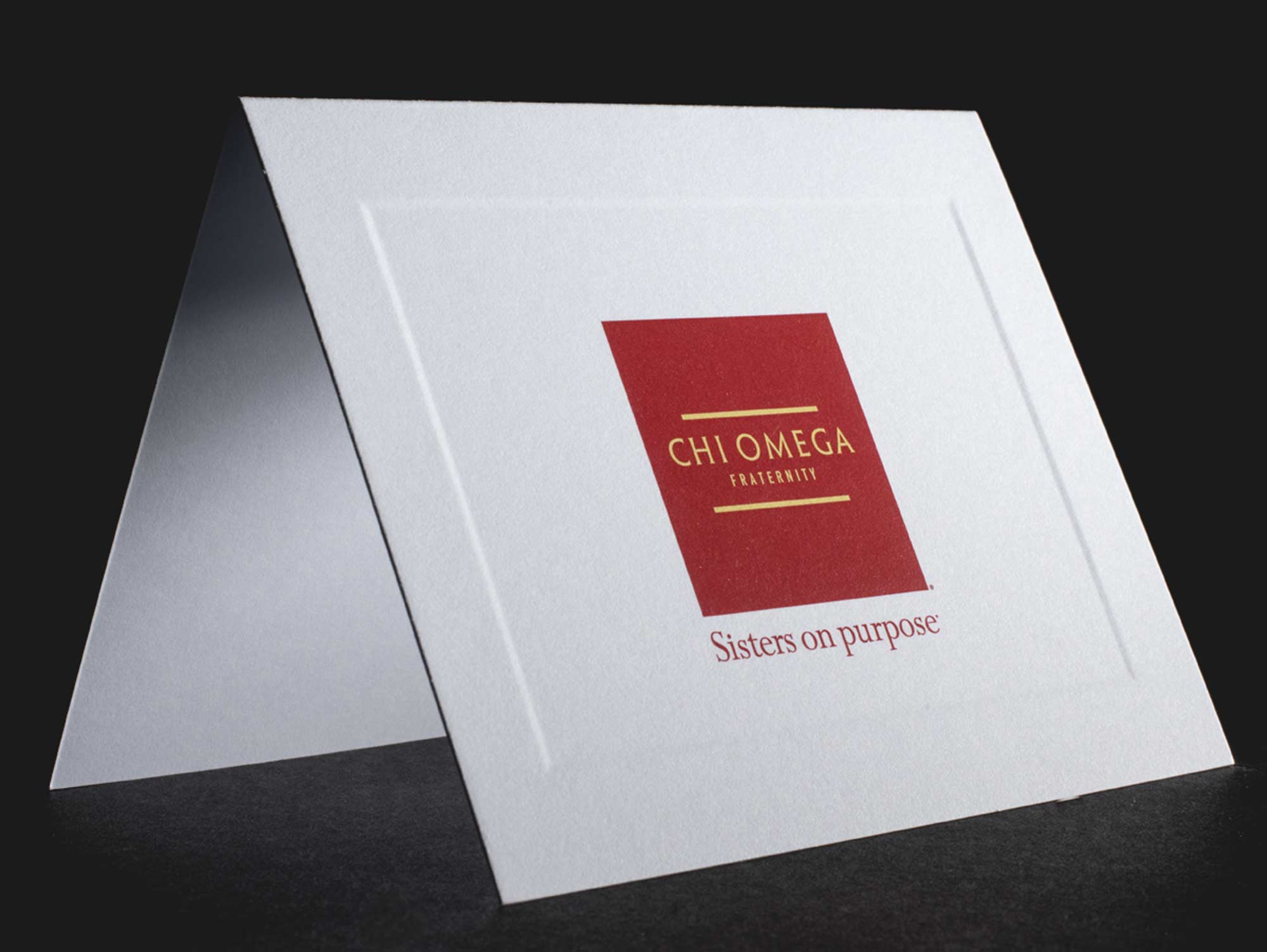 Official Notecards with New Graphic Standard Chi Omega