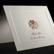 Engraved Thank You Cards Chi Omega