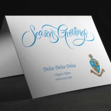 Seasons Greetings Cards Delta Delta Delta