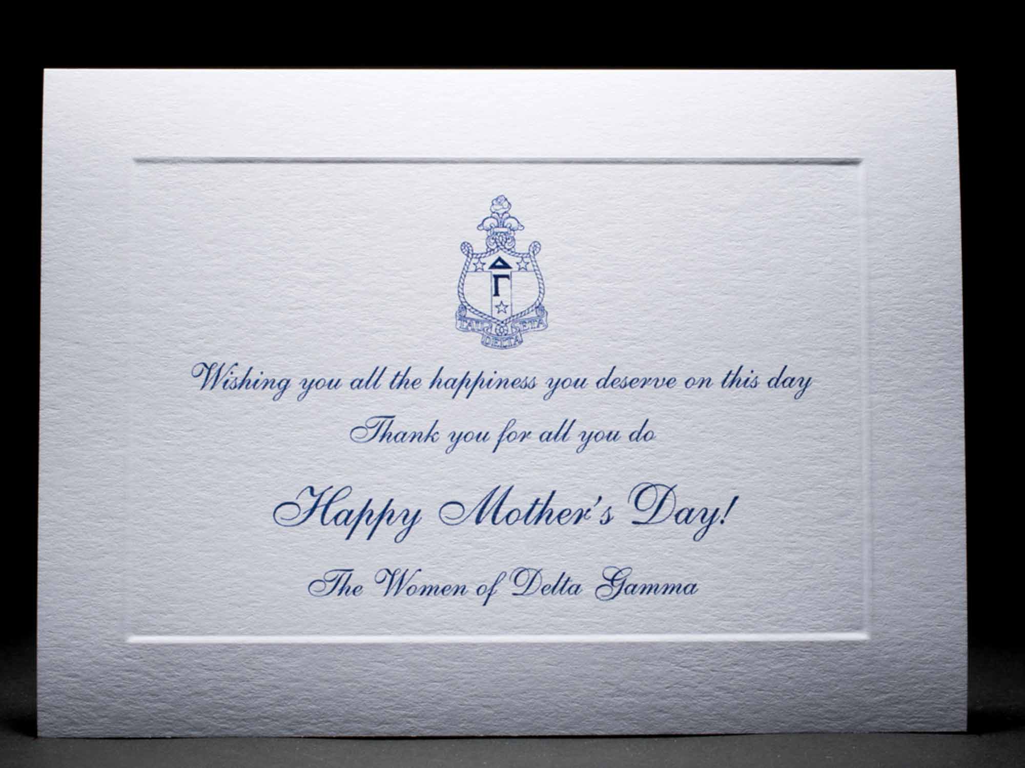 Mother’s Day Cards Delta Gamma