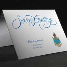 Seasons Greetings Cards Delta Gamma