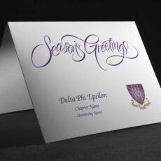 Seasons Greetings Cards Delta Phi Epsilon