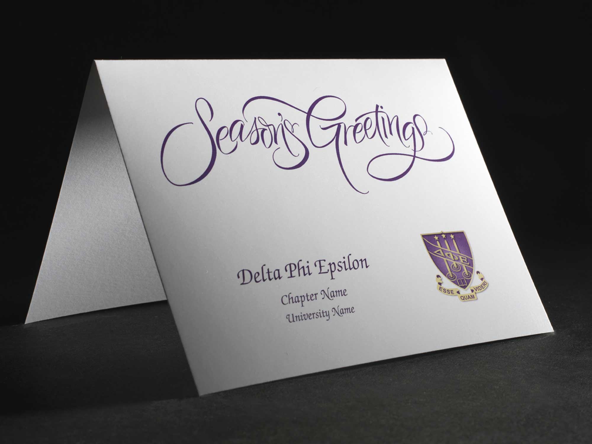 Seasons Greetings Cards Delta Phi Epsilon