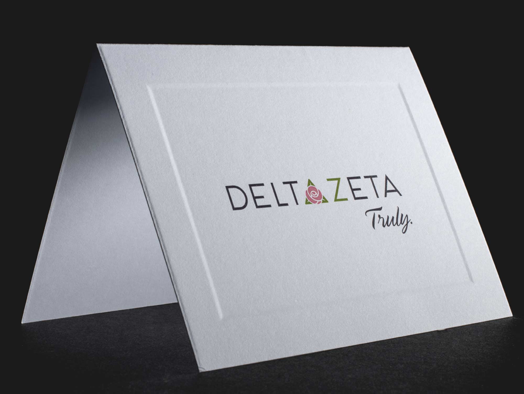 Official Notecards With New Graphic Standard Delta Zeta