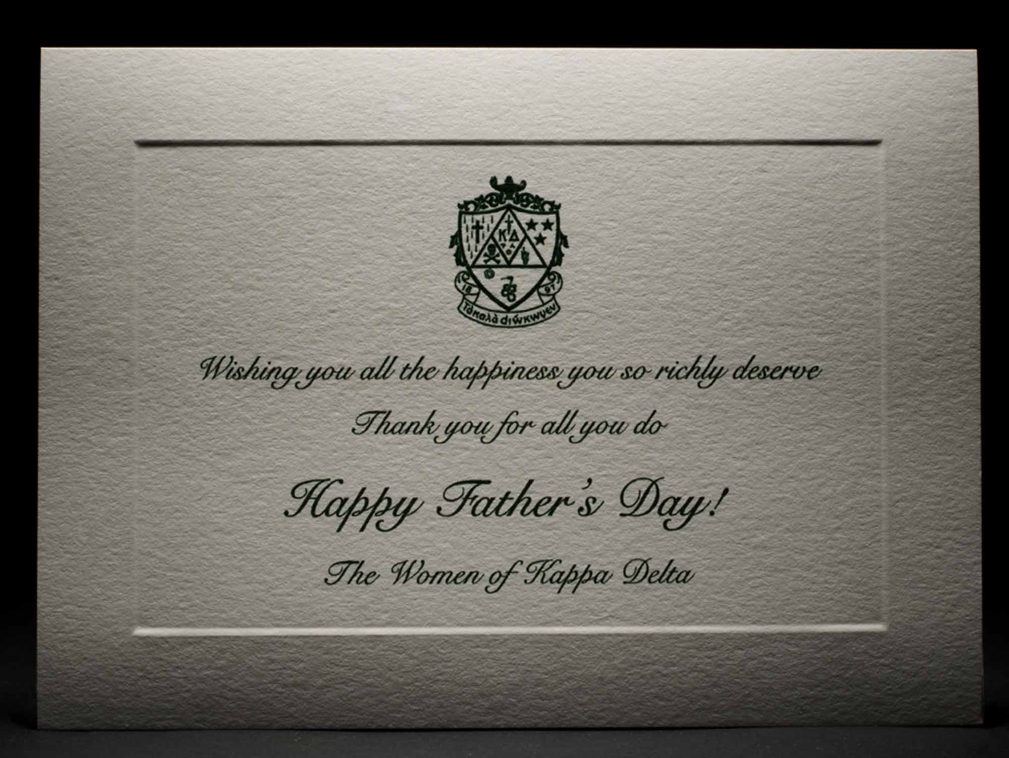 Father's Day Cards Kappa Delta