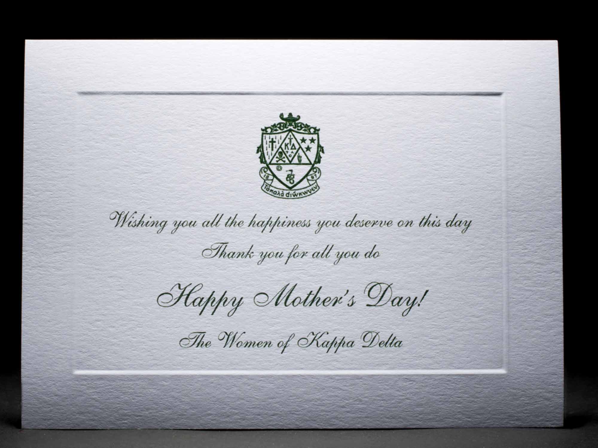 Mother's Day Cards Kappa Delta