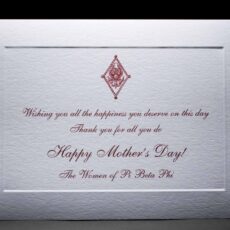 Mother’s Day Cards Pi Beta Phi