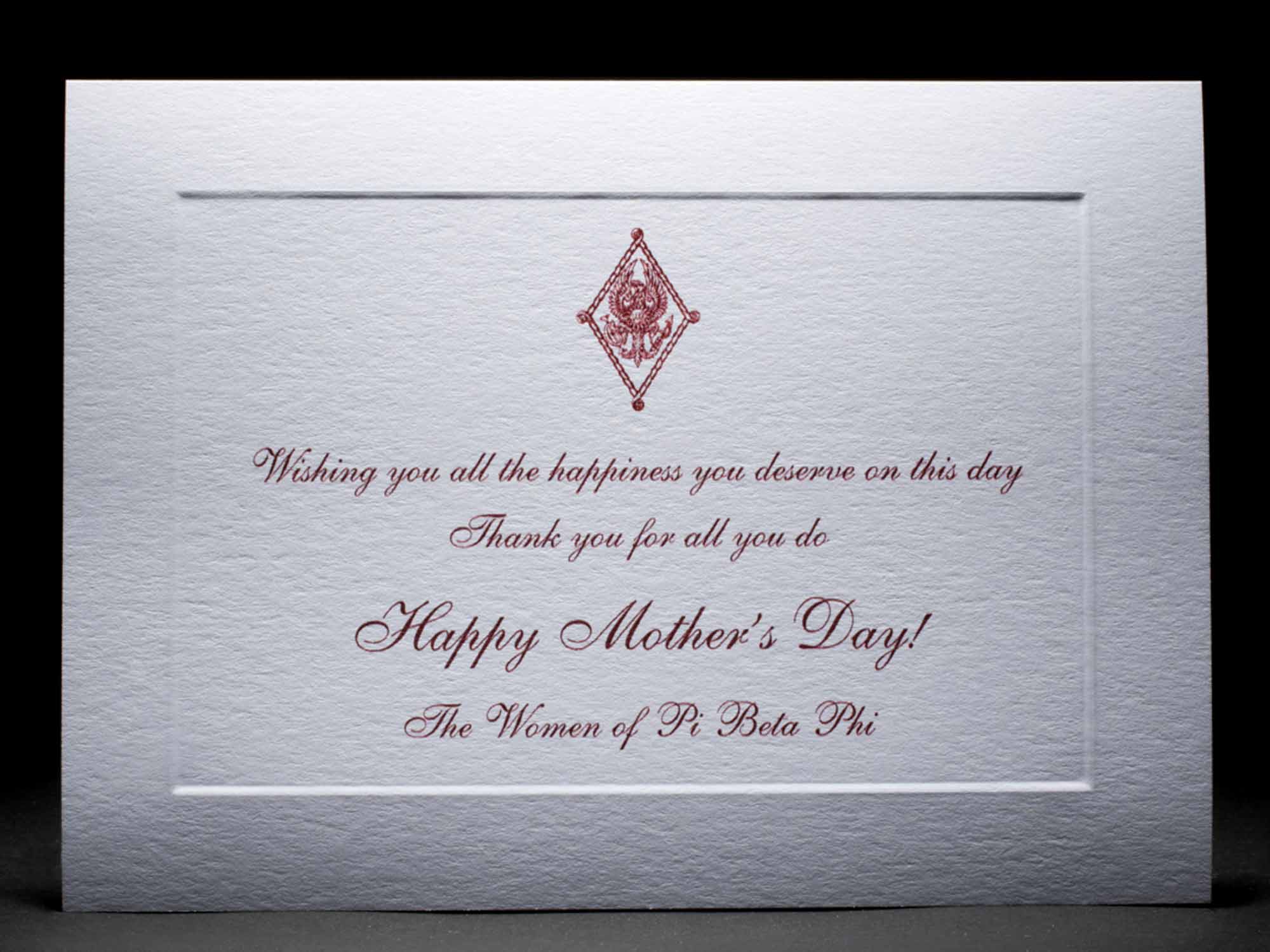 Mother's Day Cards Pi Beta Phi