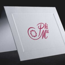 Official Notecards With New Graphic Standard Phi Mu