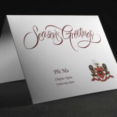 Seasons Greetings Cards Phi Mu