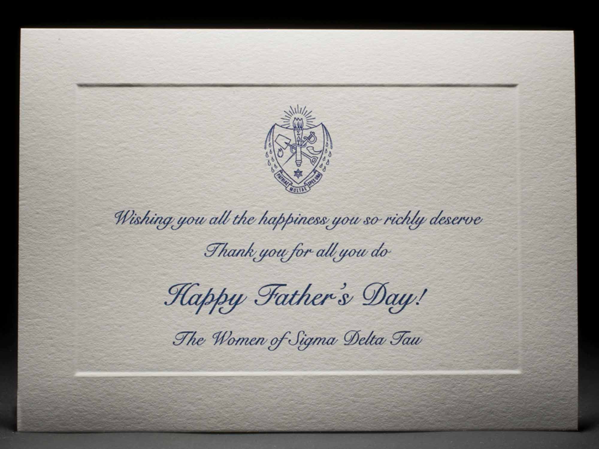 Father's Day Cards Sigma Delta Tau
