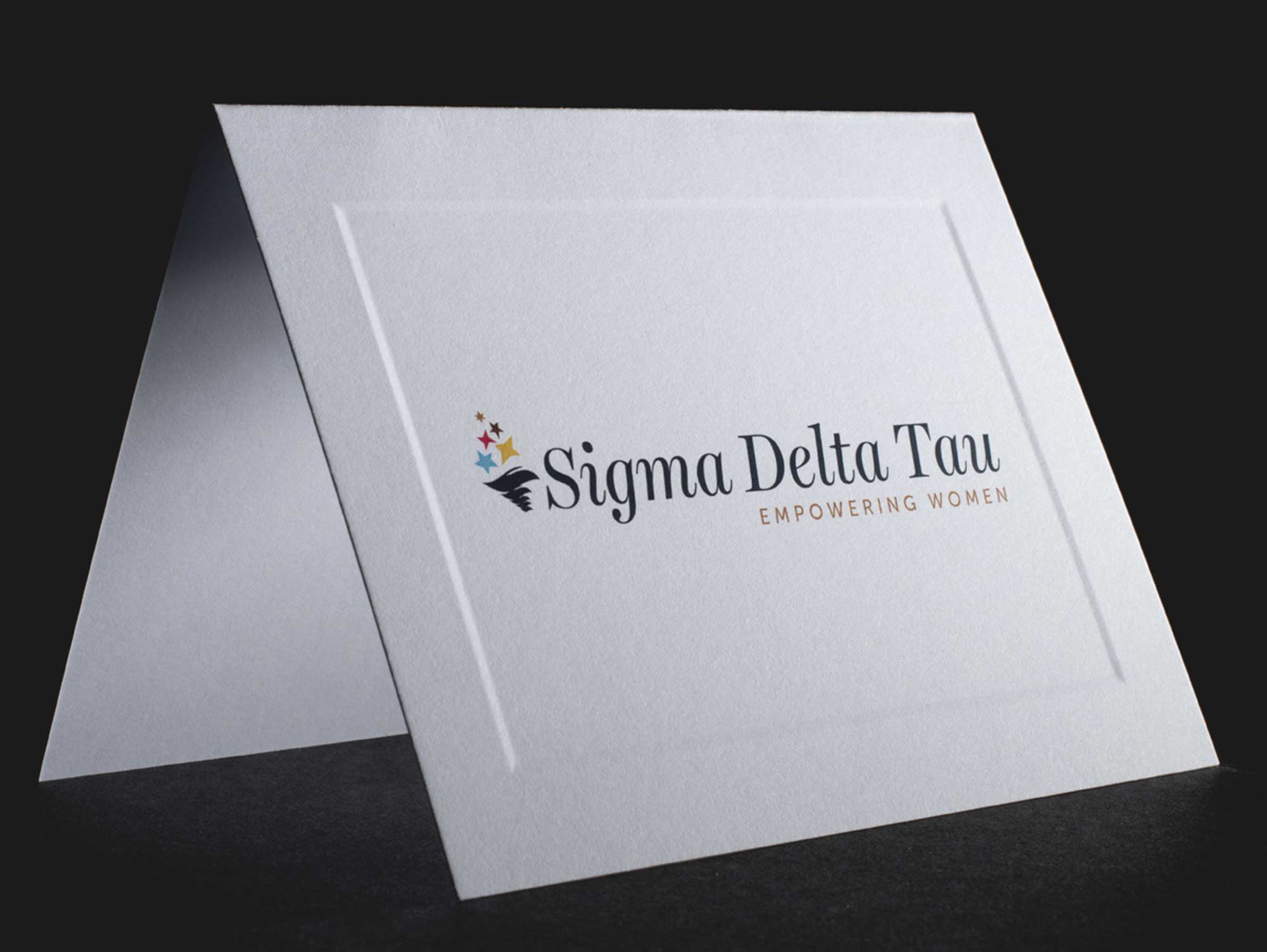 Official Notecards with New Graphic Standard Sigma Delta Tau