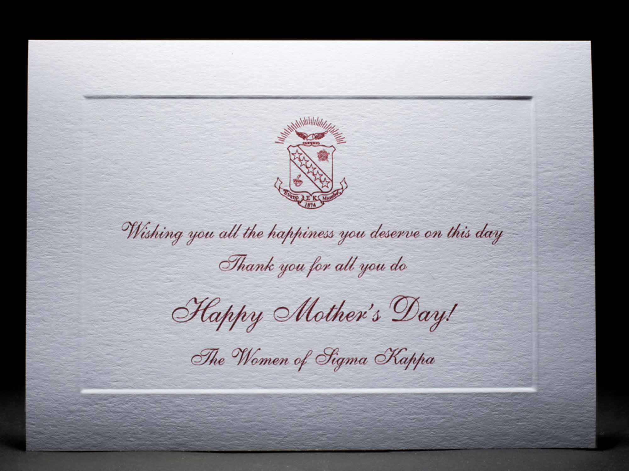 Mother’s Day Cards Sigma Kappa