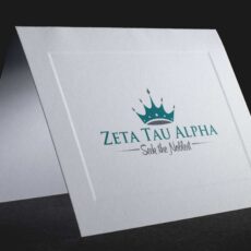 Official Notecards With New Graphic Standard Zeta Tau Alpha