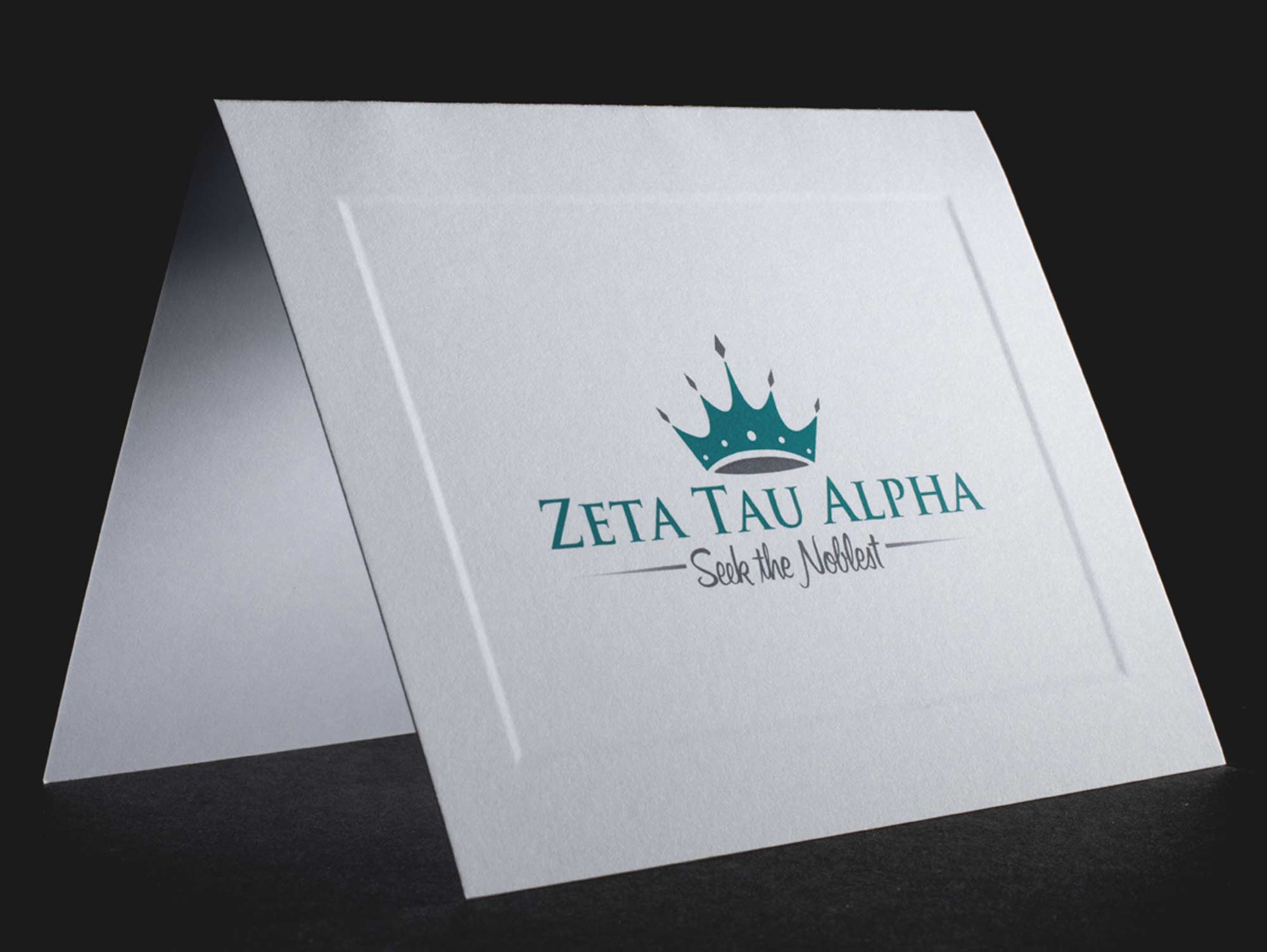 Official Notecards with New Graphic Standard Zeta Tau Alpha