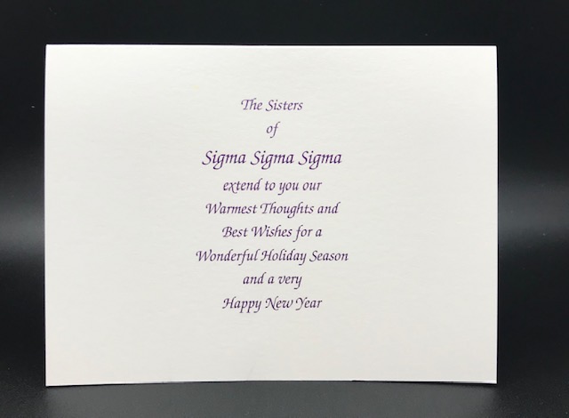 Seasons Greetings Cards Sigma Sigma Sigma