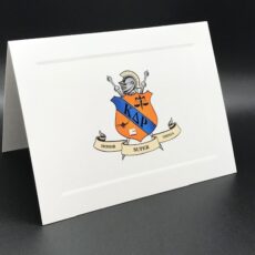 Full Color Crest Notecards Kappa Delta Rho