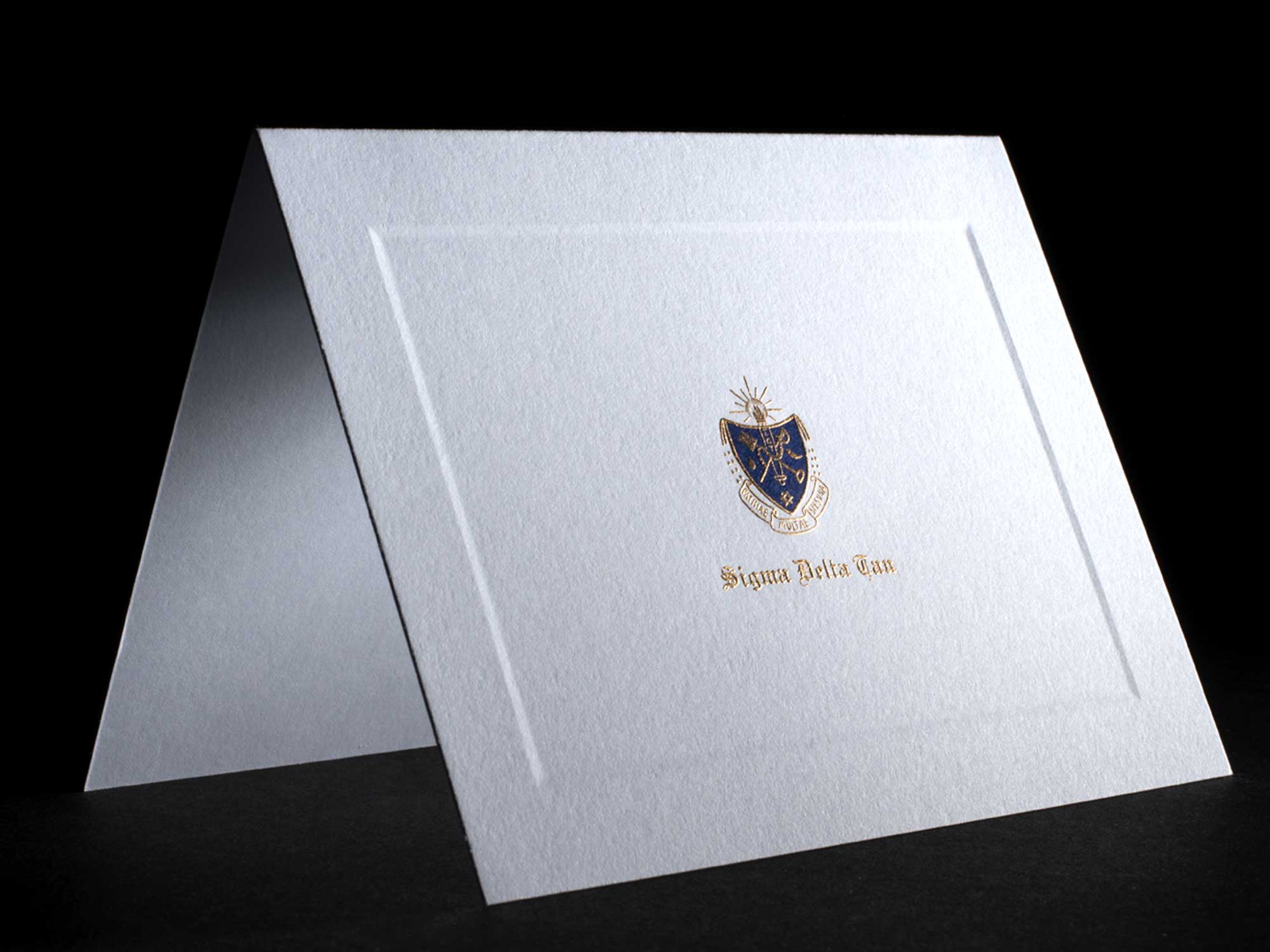 Engraved Best Of Luck On Finals Notecards Sigma Delta Tau