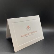 Official Notecards With New Graphic Standard Gamma Phi Beta