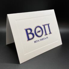 Full Color Greek Letter Notecards Beta Theta Pi