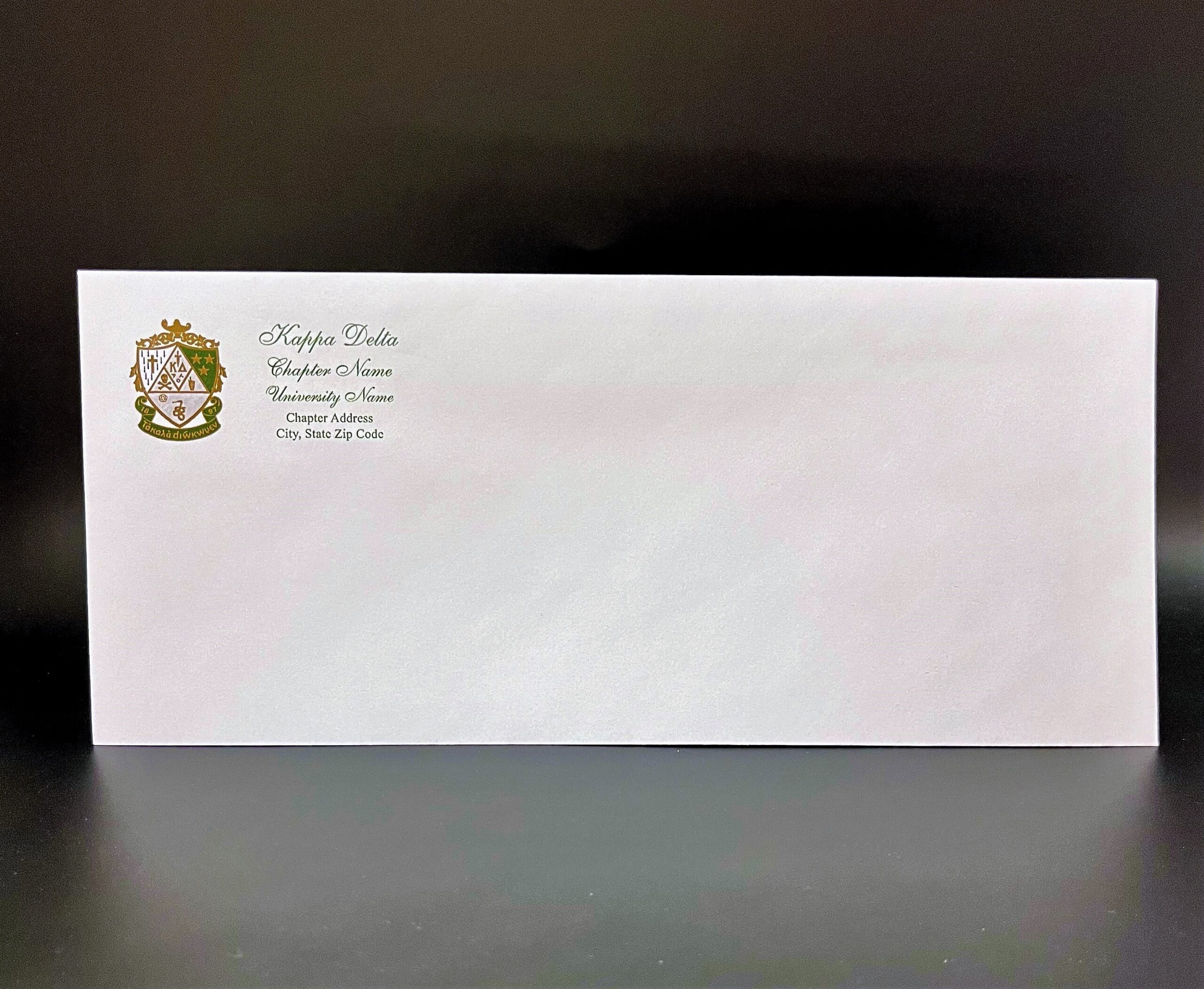 Business Size Envelopes Kappa Delta