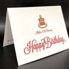Birthday Cards Alpha Chi Omega