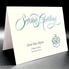 Seasons Greetings Cards Zeta Tau Alpha