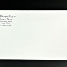 Business Size Envelopes Phi Kappa Sigma