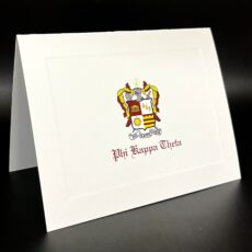 Full Color Crest Notecards Phi Kappa Theta