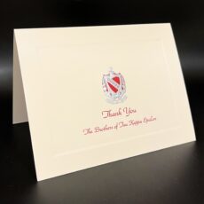 Engraved Thank You Cards Tau Kappa Epsilon