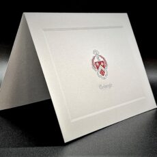 Engraved Notecards Triangle
