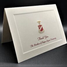 Engraved Thank You Cards Kappa Sigma