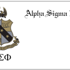 Nametags Alpha Sigma Phi