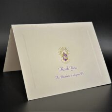 Engraved Thank You Cards Sigma Pi
