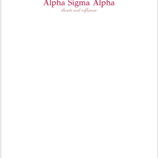 Official Letterhead Alpha Sigma Alpha