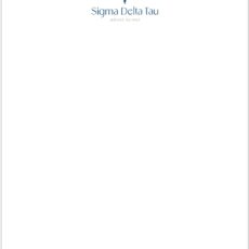 Official Letterhead Sigma Delta Tau