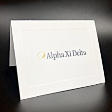 Official Notecards With New Graphic Standard Alpha Xi Delta