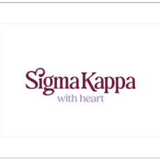 Official Notecards With New Graphic Standard Sigma Kappa